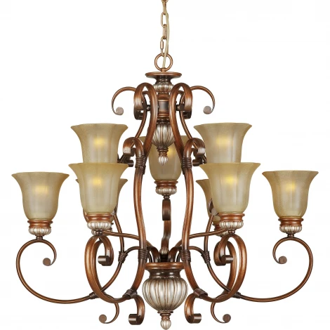 Подвесная люстра N-Light 704 704-09-52 antique silver + dark brown