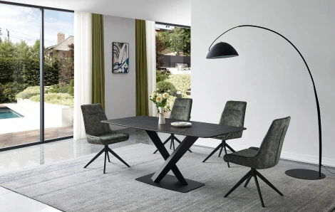 Стол DT-2017 черная керамика MR32 (180), шт