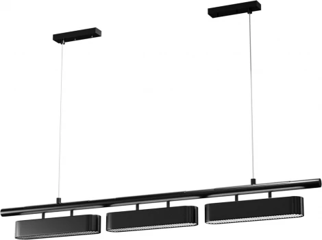 Подвесной светильник Zigbee, Wi-Fi Lightera Huron LE118L-3B SMART (LED, 220V, управление смартфоном, голосовое управление, умный дом - Алиса, Tuya Smart, Маруся, Smart Life, Экосистема Сбер, на тросе)
