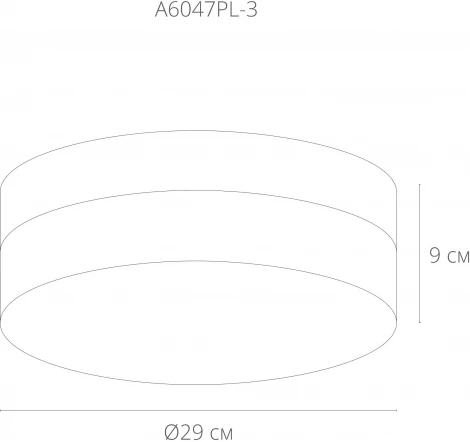 Потолочный светильник круглый Arte Lamp Aqua-tablet A6047PL-3WH (220V, круглые, IP44)