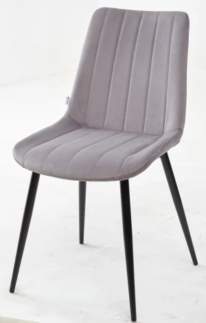 Обеденный стул M-City FLIP серый, велюр G108-33