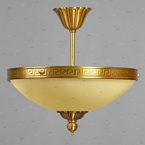 Люстра потолочная Ambiente by Brizzi Tenerife, 3 лампы, бронза с бежевым