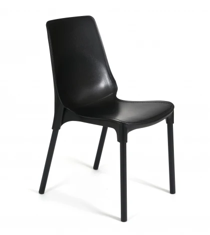 Стул GENIUS (mod 75) металл/пластик, 46x56x84cм, черный/черные ножки Tetchair 15225