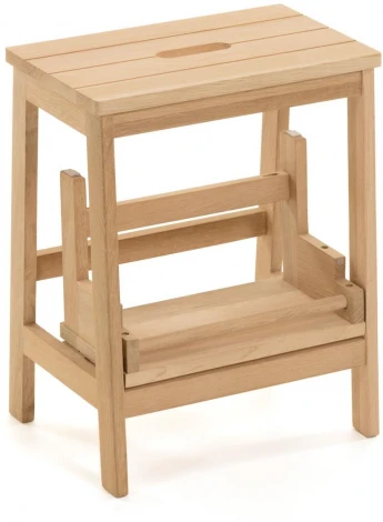 Табурет La Forma (ex Julia Grup) Nell (Белый/ Береза,Дерево,Дуб)