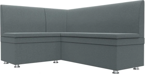 Диван кухонный угловой Уют левый угол (Серый/Рогожка) Лига Диванов арт.123898L