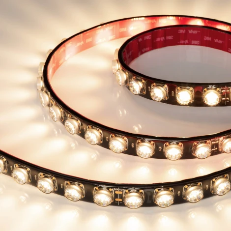 Светодиодная лента герметичная FLT-PS-A42-BLACK-23mm 24V Warm3000 (21 W/m, IP67, 15deg, 5m) (Arlight) 049300