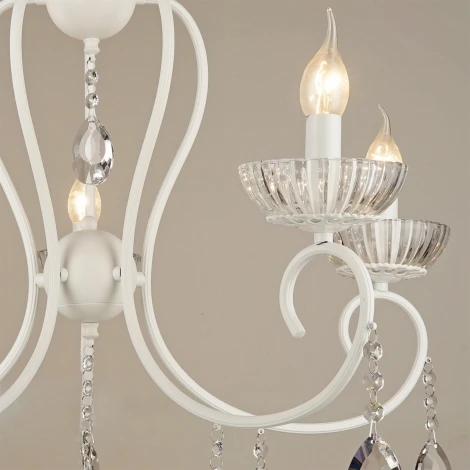 Подвесная люстра Reluce 04461-0.4-05 (220V, подвески, на цепи, подсвечник, свеча)