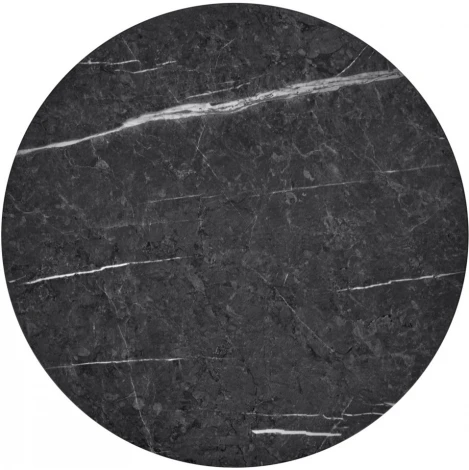 Набор кофейных столиков Bradex Home Tango орех и серый мрамор с черными ножками, 2шт (RF 0662)