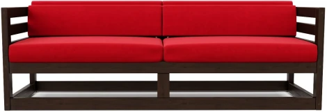 Диван Arsko Магнус Б венге велюр красный