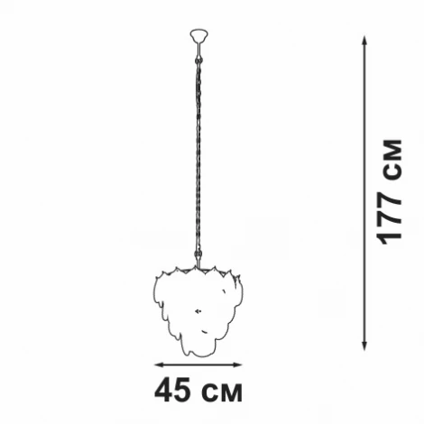 Подвесная люстра Vitaluce V5280-8/7 (220V, на цепи)