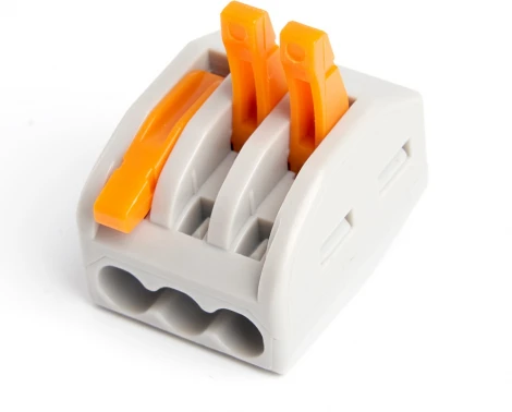 Клемма рычажковая 3-х проводная Stekker 39867