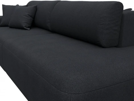 Диван прямой Лига-036 НПБ Модерн подлокотник слева Лига Диванов (Замша) арт.127718L