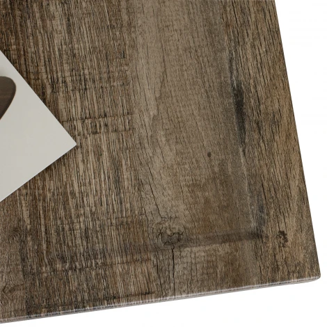 Стол журнальный BeautyStyle 31 дуб крымский состаренный/венге/стекло черное Mebelik 009360