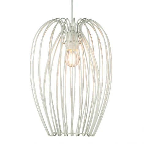 Подвесной светильник Loft IT Deseno 10031 White (220V, на проводе, круглые, клетка)