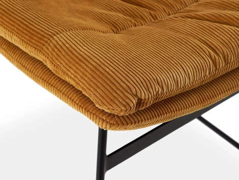 Комплект стульев Vitra 2 шт. ОГОГО Обстановочка! 967527 (Вельвет/Бежевый,Черный)