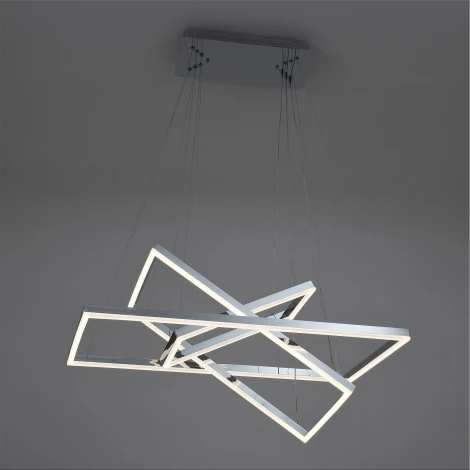 Подвесной светильник светодиодный с пультом с регулировкой цветовой температуры и яркости LED4U L11001-3 CR