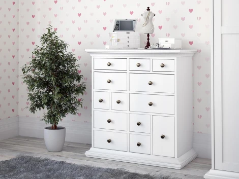 Комод Reina ОГОГО 330584 (белый)