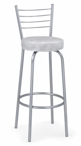 Барный стул Woodville Kuroda белый мрамор / светлый мусс 490088