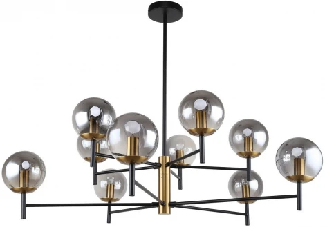 Потолочная люстра ярусная на штанге Sheeny 3088-10P F-Promo (220V, шарики)