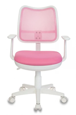 Кресло детское Бюрократ Ch-W797 розовый сиденье розовый TW-13A сетка/ткань крестовина пластик пластик белый
