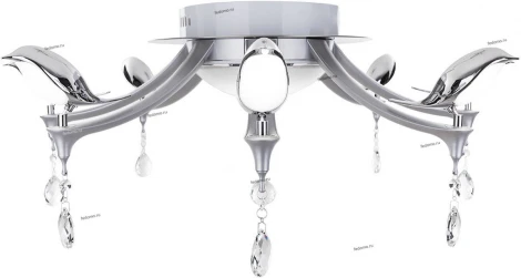 Потолочная люстра IDLamp Uccelli 385/8PF-LEDSilver