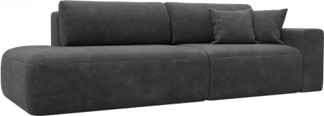 Диван прямой Лига-036 НПБ Модерн подлокотник справа Лига Диванов (Велюр) арт.127705