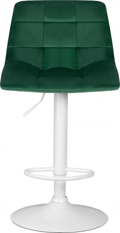 Стул барный DOBRIN TAILOR WHITE (зеленый велюр (MJ9-88))