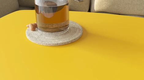 Придиванный стол Калифорния ДЕЙ колор Желтый