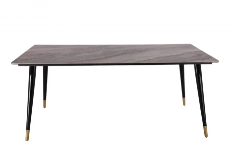 Стол обеденный IST-CASA Рио Гранд MC232-180BR, 180х90х76 см, коричневая керамика/черный