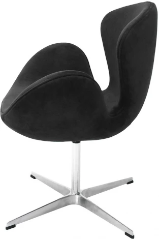 Кресло SWAN CHAIR графит, искусственная замша Bradex Home FR 0650