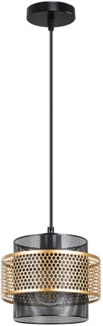 Подвесной светильник Arte Lamp Grid A7069SP-1BK (220V, на проводе, круглые)