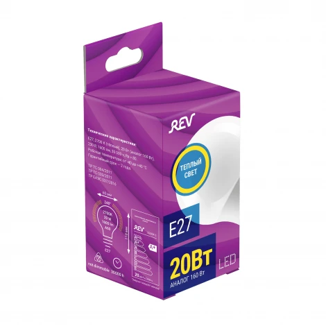 Лампочка светодиодная REV 32404 1