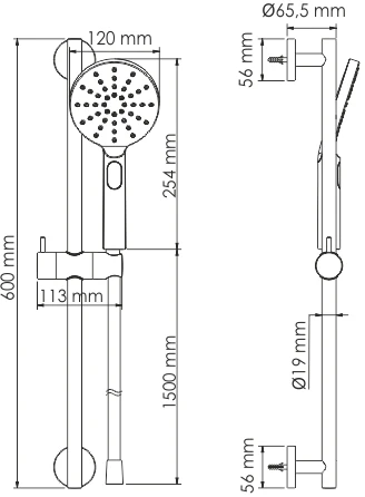 Душевой гарнитур Wasserkraft A144