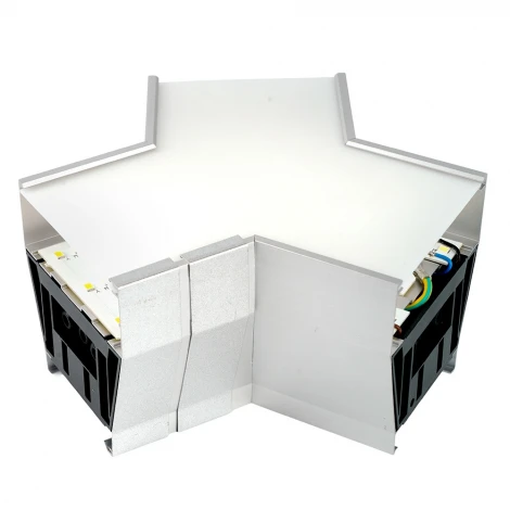 Светильник коннектор 5W 550Lm 3000К-4000К-6400K Y-образный с ручным переключением режимов возмож. соедин. в линию Feron AL4036Y 51873