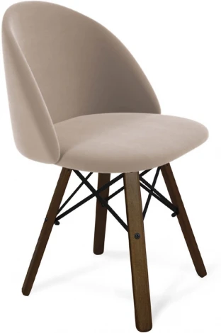 Стул Sheffilton SHT-ST35/S70 латте/темный орех/черный