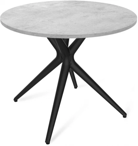 Стол SHT-TU30/90 ЛДСП черный/бетон Чикаго светло-серый Sheffilton SHT-TU30 9936304103