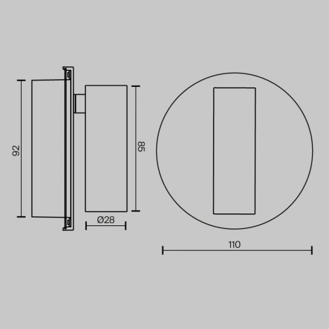 Спот Maytoni Ego C176WL-9W-2.7-4K-W (LED, 220V, круглые)