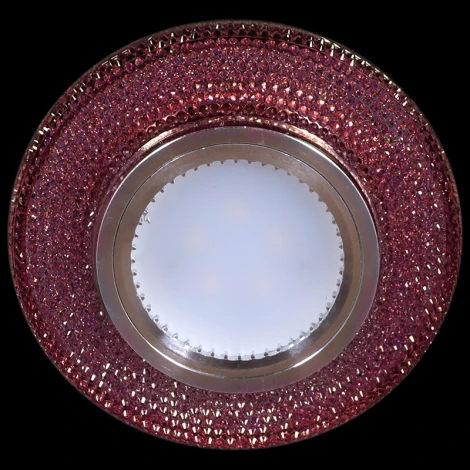 Встраиваемый точечный светильник Reluce 14350-9.0-001LD MR16+LED3W PK (220V, круглые)