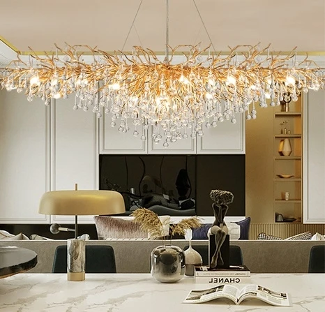 Подвесная большая люстра Droplet Chandelier Oval L160 ImperiumLoft 40,2696 (148055-22) (220V, на тросе)