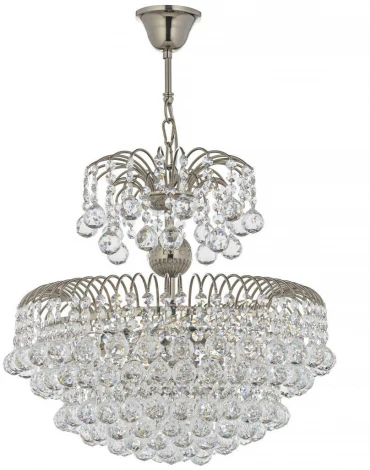 Подвесная люстра Arti Lampadari Pompei E 1.5.40.100 N (220V, хрусталь, на цепи)