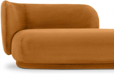 Кушетка Lucca левая ОГОГО (арт.865104), (Искусственный мех/Коричневый)