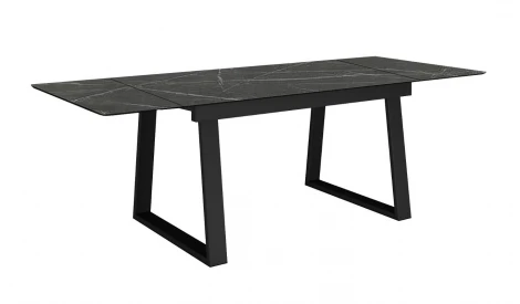 Стол DikLine DZ160 Камень Пьетра Гриджиа чёрный/черные (2 уп.) 00-00084588
