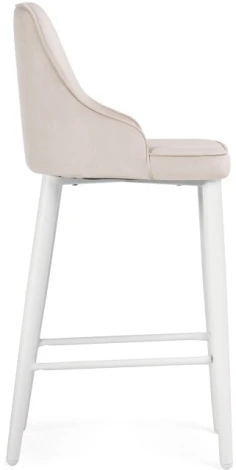 Полубарный стул Woodville Атани кремово-дымчатый / белый 528459