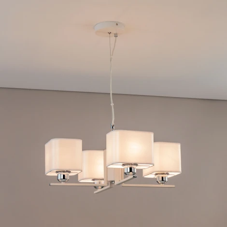 Люстра подвесная Тильда CL469245 (220V, на тросе, куб)