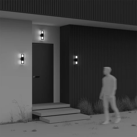 Настенный уличнвый светильник IP54 Maytoni Alura O492WL-02GF (220V, круглые)