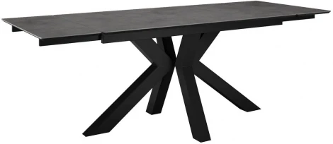 Стол DikLine SFE140 Керамика мрамор Бронза/подстолье черное/опоры черные (2 уп.) арт.00-00072891