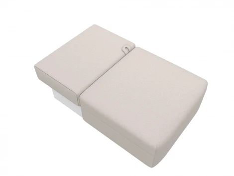 Модуль диван Лига-060 НПБ (ЛДСП,Брус,Фанера,Замша/Бежевый) Лига Диванов 129544