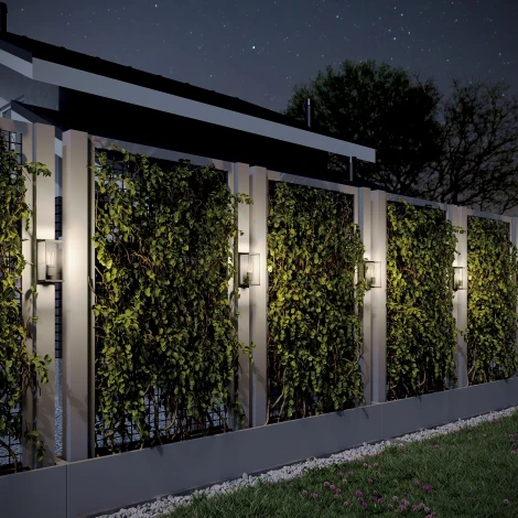 Настенный светильник уличный ST Luce Gross SL9019.701.01 темно-серый/прозрачный E27 1*15W (220V, IP54)