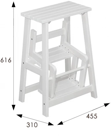 Табурет- стремянка снег от фабрики Mebelik