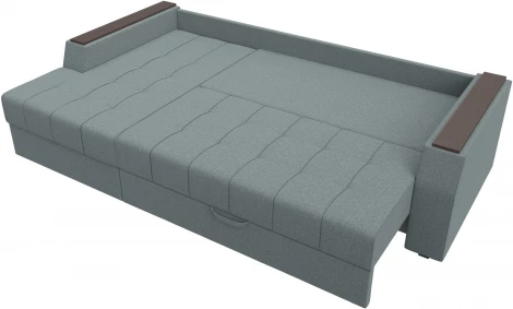 Диван угловой Эмир БС левый угол (Серый/Рогожка) Лига Диванов арт.123011L